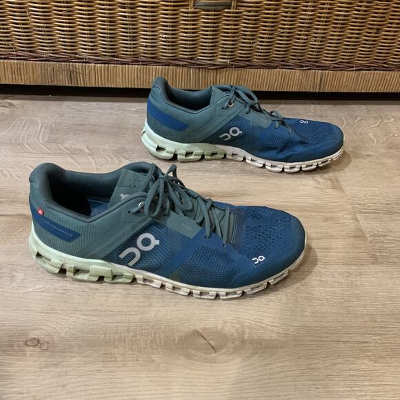 On Cloud Cloudflow Shoes Mens Size 9 Sea Petrol Comfort Running Athletic Blue main image 7
